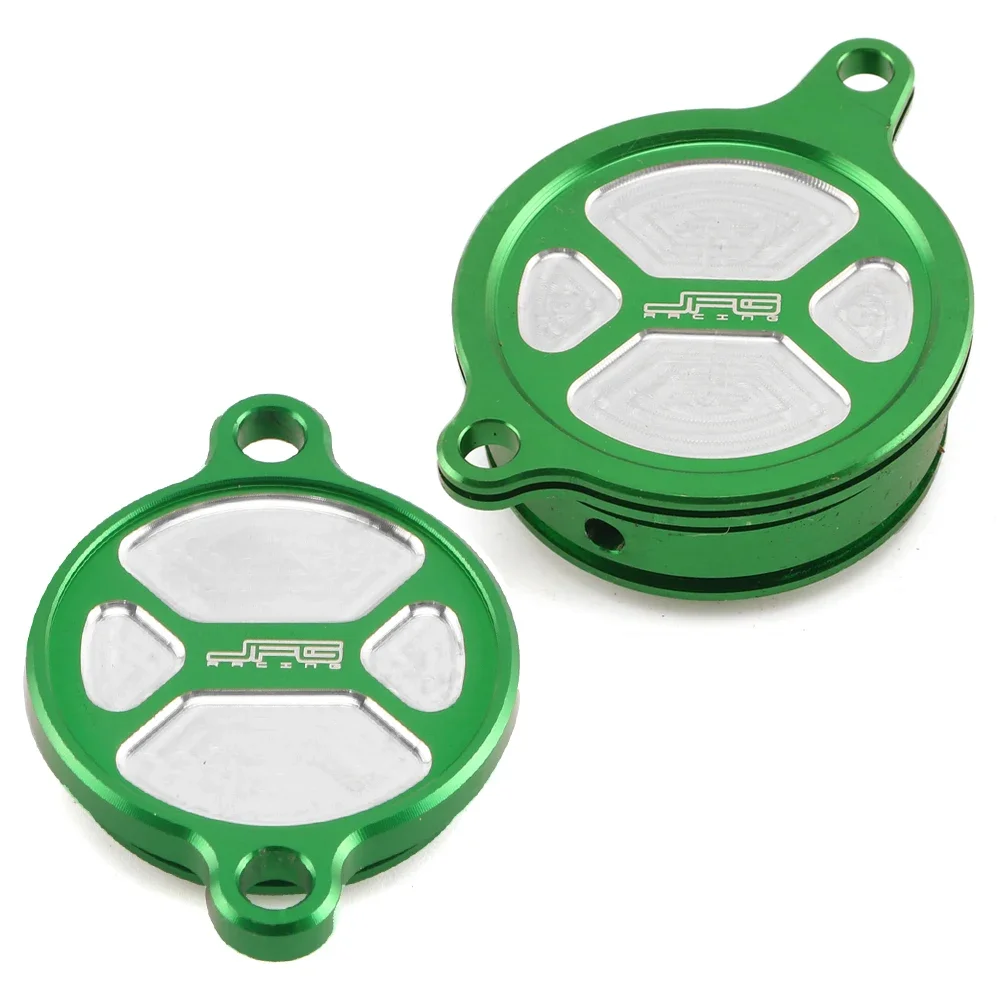 CNC Billet Oil Filter Cover Cap For KAWASAKI KX450F KXF450 06-18 KLX450R 08-15 KX450 KX KXF 19-20 Dirt Bike Motorcycle