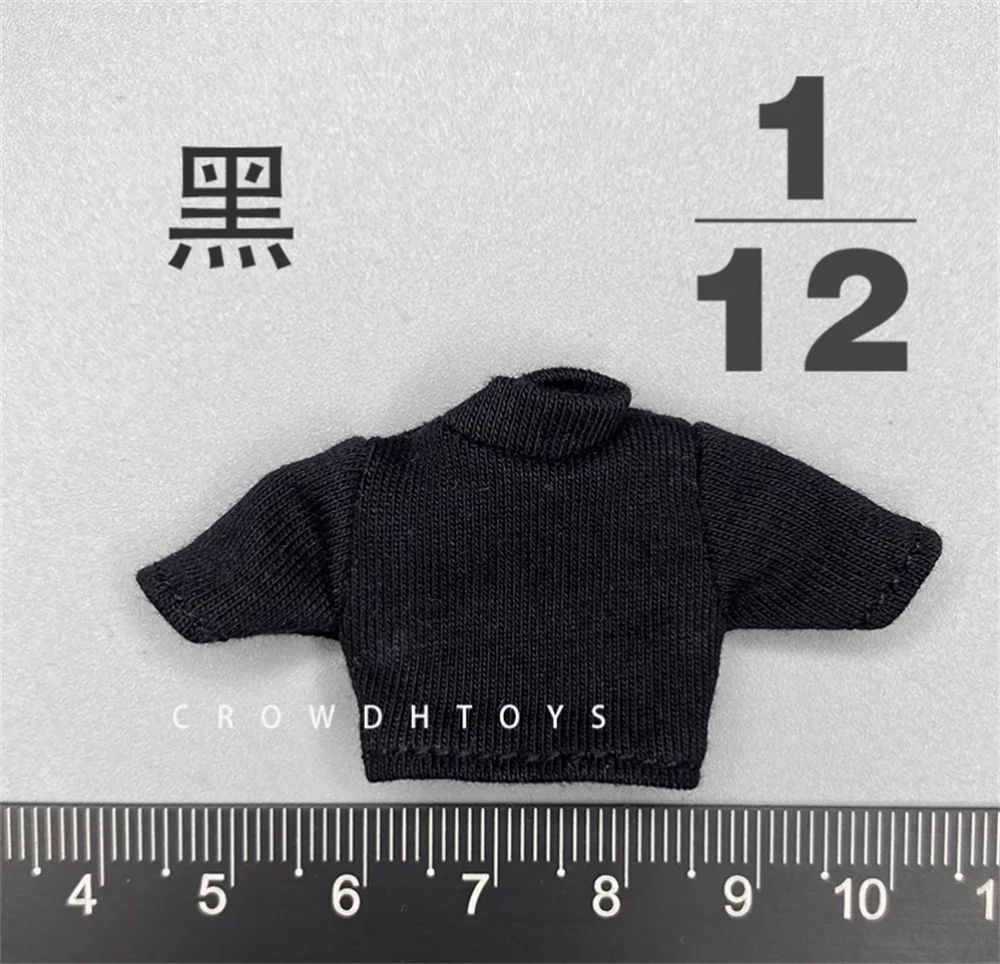 مقياس 1/12th تصميم الأزياء قصيرة الأكمام سترة قمم متعدد الألوان الخيار اللعب نموذج ل 6 "الروح دمية عمل جمع DIY بها بنفسك