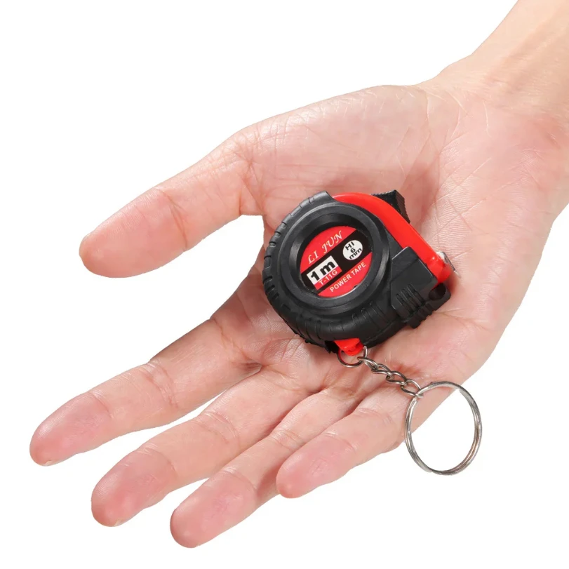 

Car Key Rings Accessories Mini Pocket Ruler Tape Measure Keychain Retractable Size Metric1m Men Bulk Clasp Sholesale 2022 New
