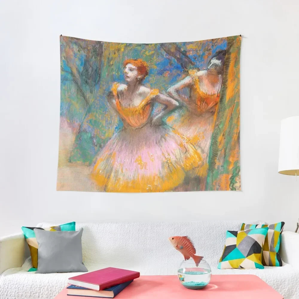 

HD EDGAR DEGAS - Two Dancers (1893–1898) Tapestry Decoration Home For Bedroom Living Room Decoration Tapestry