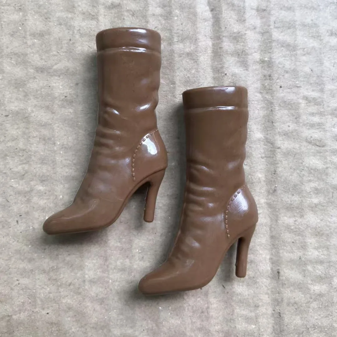 Zapatos de muñeca para mujer, botas, piezas de DIY para muñecas, accesorios coloridos, decoraciones, 3 par/lote, botas para muñecas, 1/6