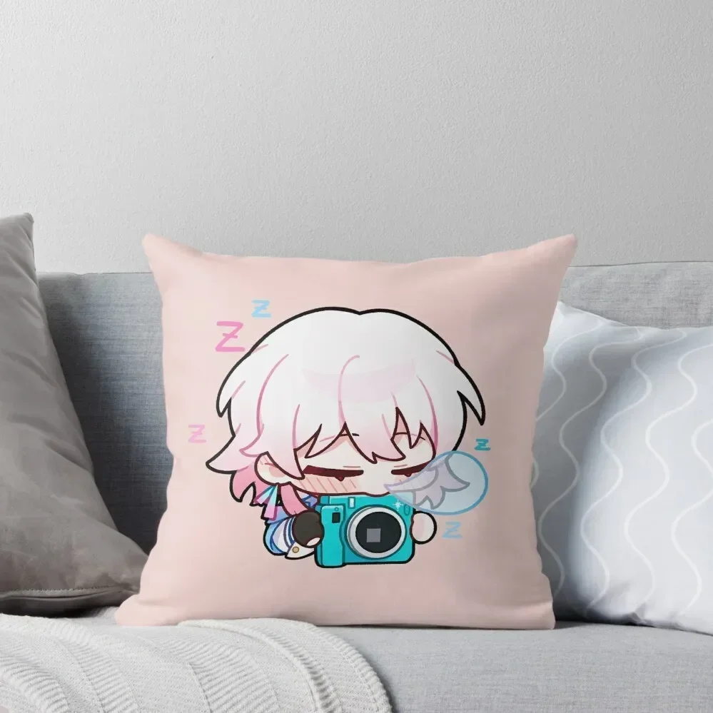 

Honkai star rail March 7th Throw Pillow Pillow Decor Christmas Pillow