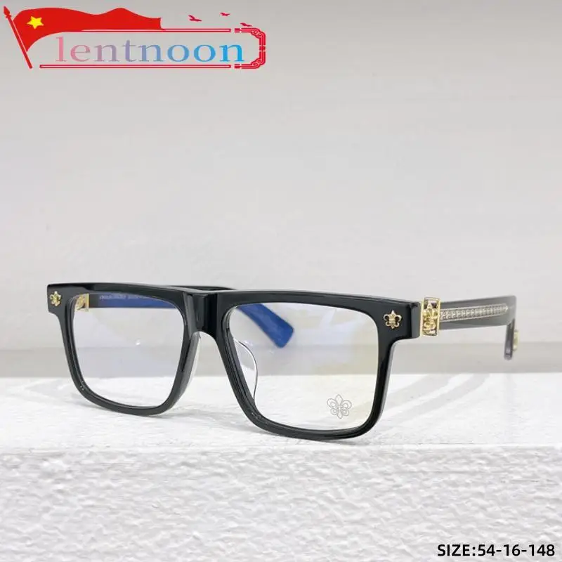 New Fashion Classic Man Glasses Frame Women Big Frame Retro Acetic Square Personality Myopia Anti-blue Light Prescription Glasse