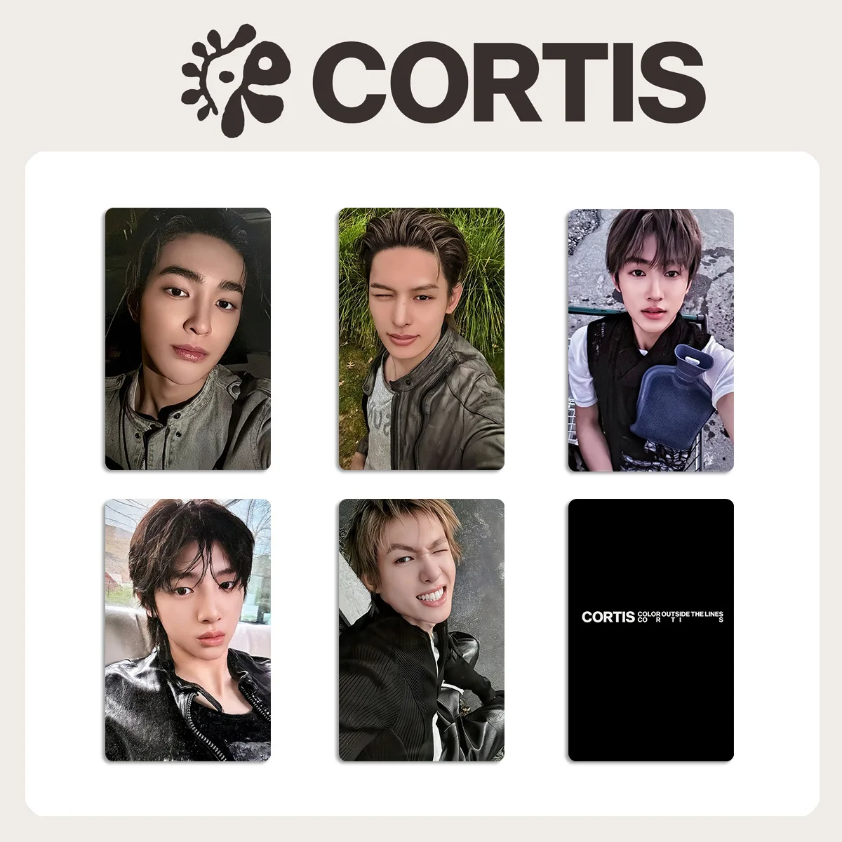 Kpop CORTIS New Album Selfie Lomo Cards List Keonho Seonghyeon