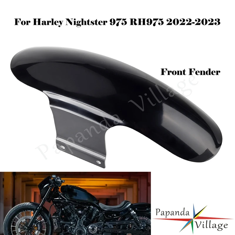 

For Harley Nightster 975 RH975 22-23 Motorcycle Fiber Glass FRP Fiber Glass Front Mudguard Protection Wheel Splash Fender Cover