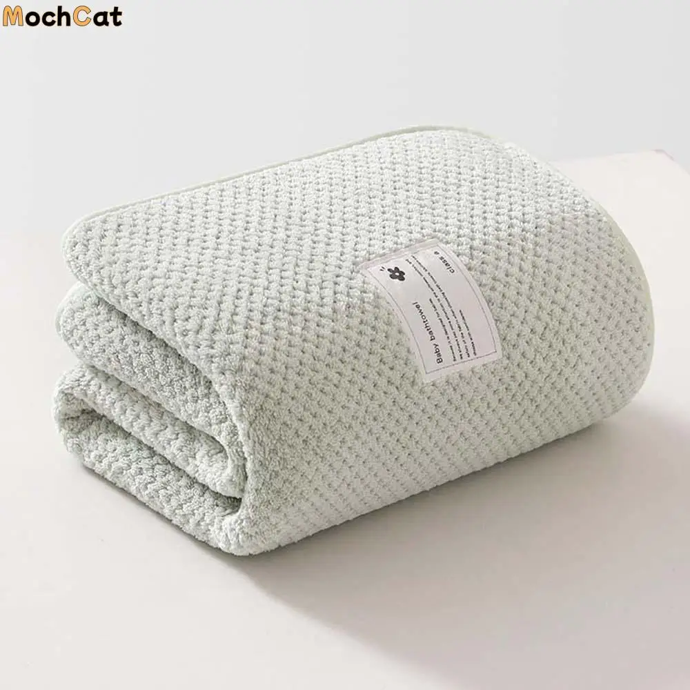 

Portable Breathable Baby Towel Quick Water Absorption Facecloth Solid Color Washrag Fluffy Polyester Fiber Soft Washcloth Men