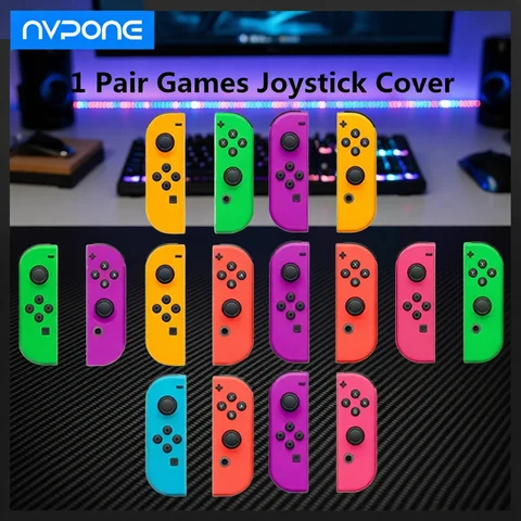 1 Pair Joy Con Controller Housing Shell for Nitendo Switch Case Games Joystick Cover for Nintendo Switch NS Cover Replace