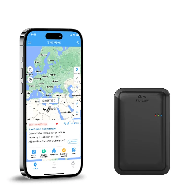 2025 Newest Model Mini Car GPS Tracker 4G LTE GSM LBS PC Tracking Real-Time 8000mAh Battery Magnetic Fixation for Cars Trucks