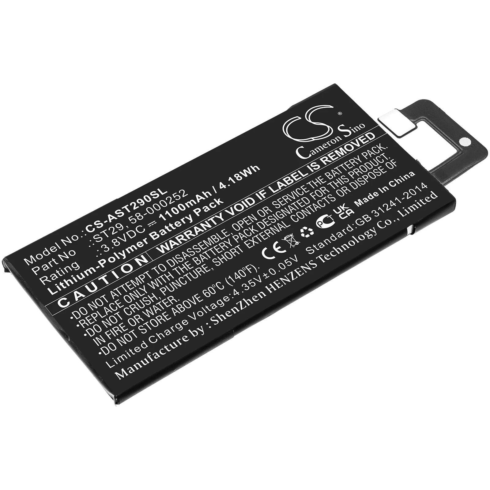 Replacement Battery for Amazon  Kindle Oasis 3 58-000252, ST29 3.8V/mA