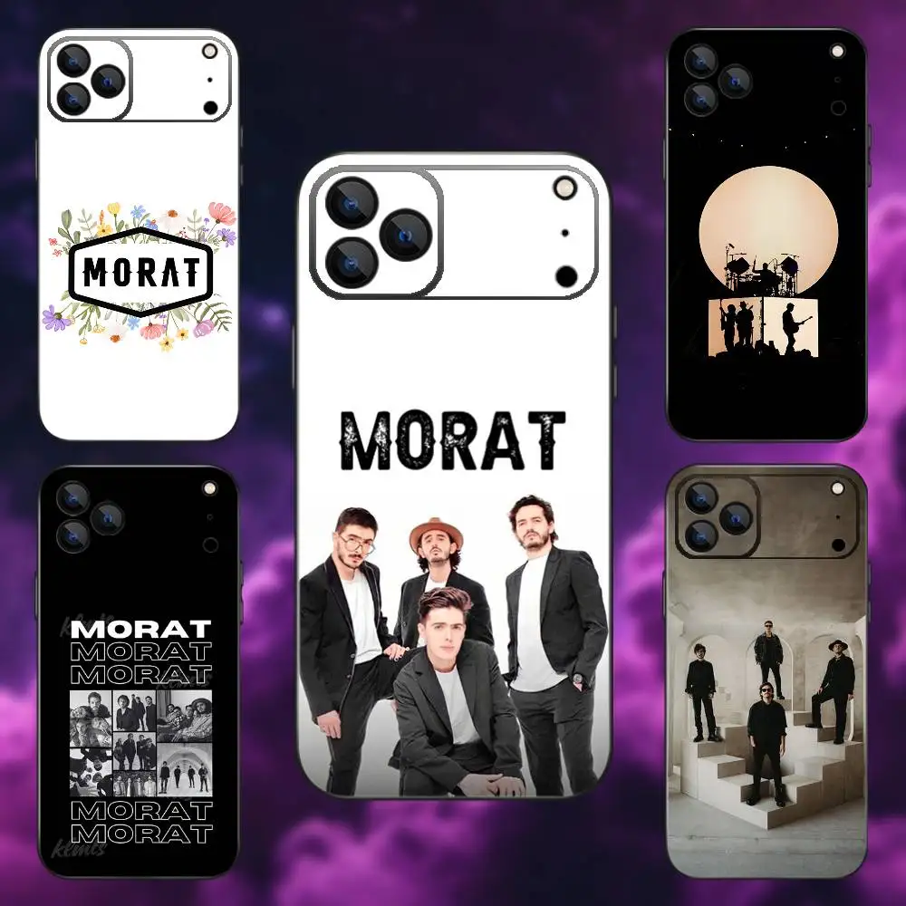 

M-Morad M-MDLR Phone Case For iPhone 17,16,15,14,13,12,Pro,Max,Plus,E,SE4,Air,Mini Black Soft Box