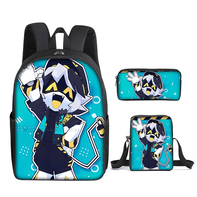 

Classic Popular Murder Drones 3D Print 3pcs/Set pupil School Bags Laptop Daypack Backpack Inclined shoulder bag Pencil Case