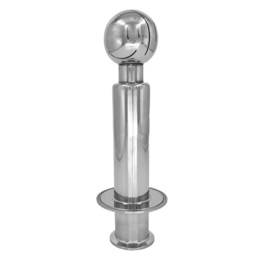 

150- 275 мм Длина 1,5 дюйма 2 дюйма 2,5 дюйма 3 дюйма Двойной фланец Tri Clamp из нержавеющей стали 304 Санитарный шариковый резервуар для очистки домашнего пивоварения