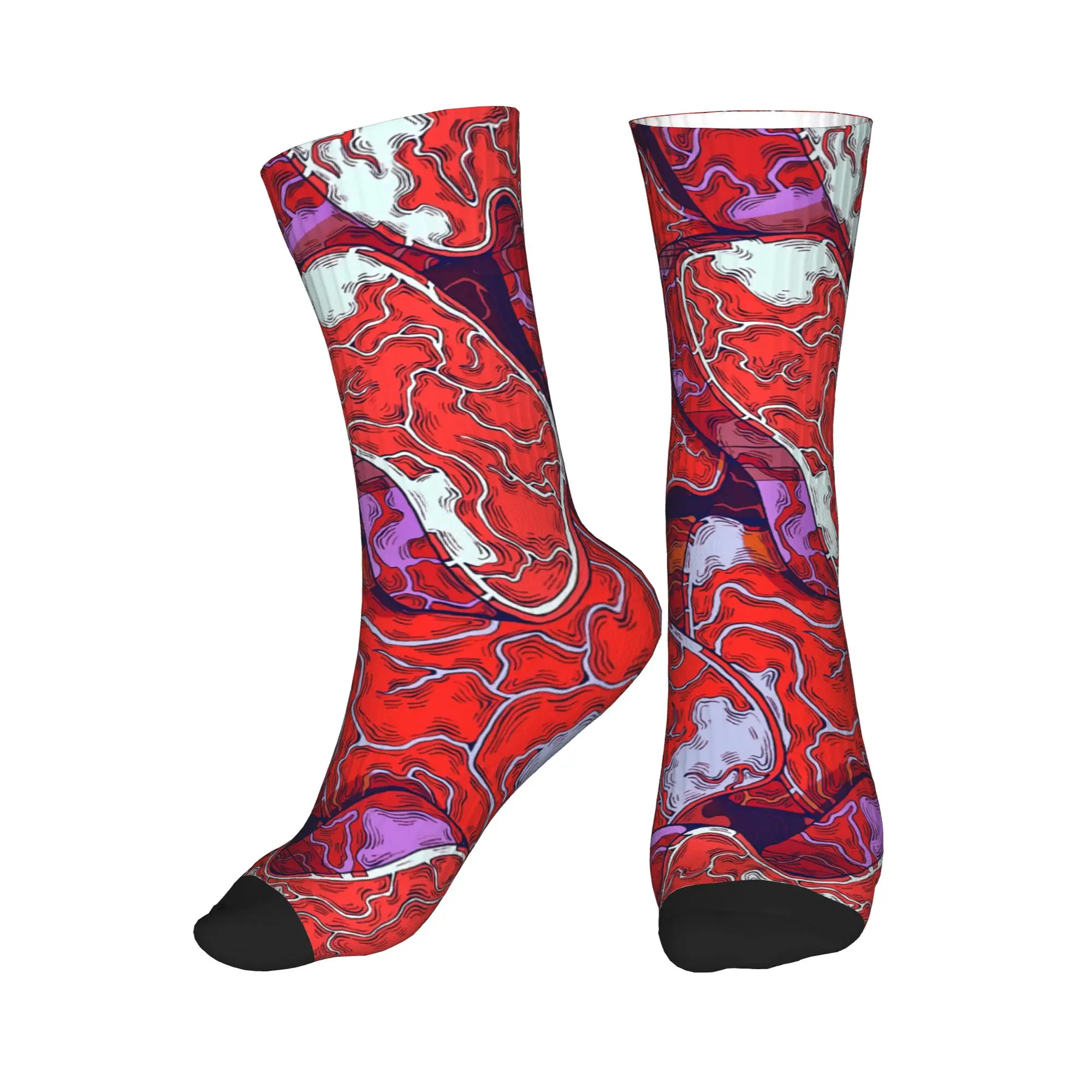 

Cool Meat Socks Women Men Warm 3D Printing Football Sports Socks