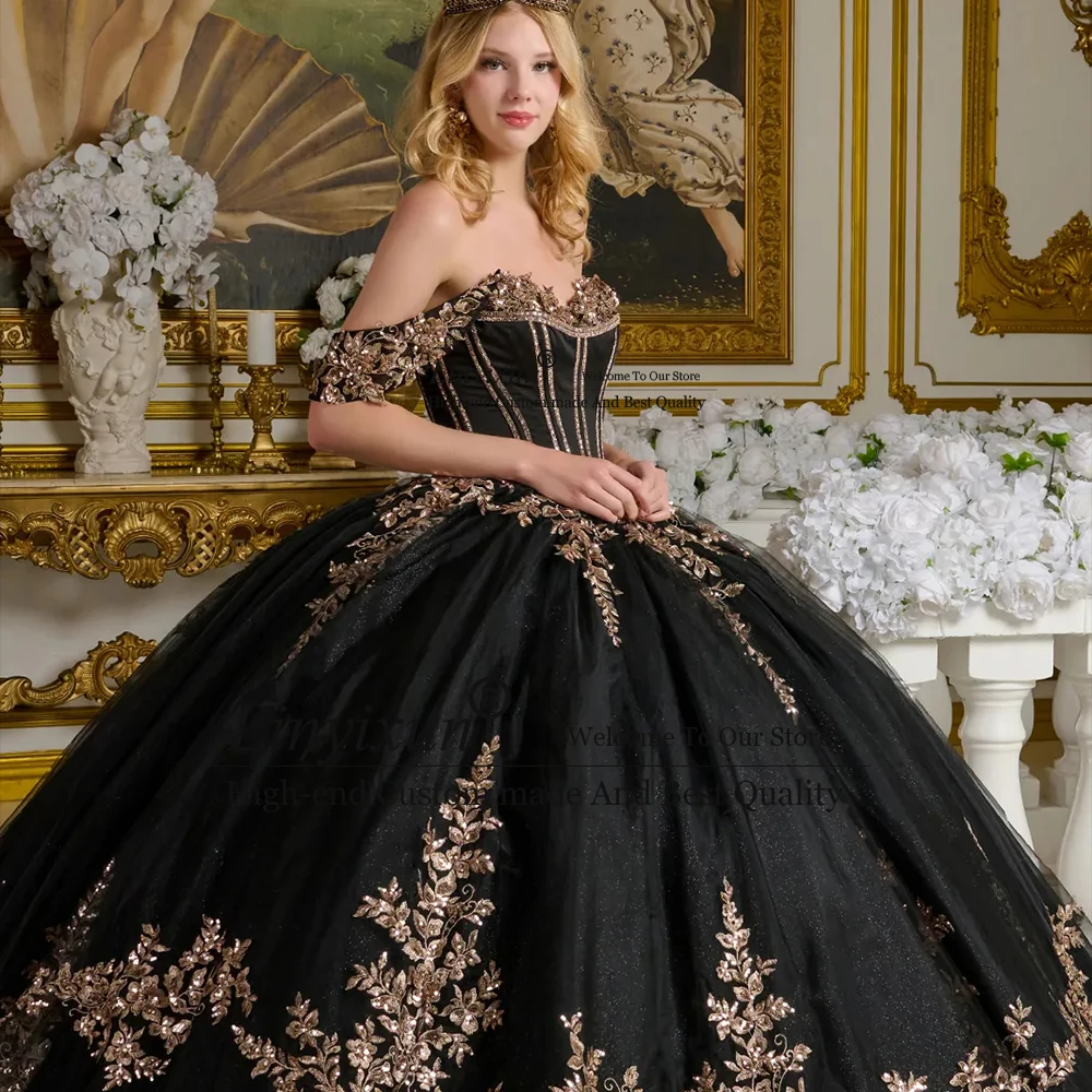 

Exquisite Applique Quinceanera Dresses Off Shoulder Birthday Party Ball Gowns for Girl Customized vestidos de 15 años 2025