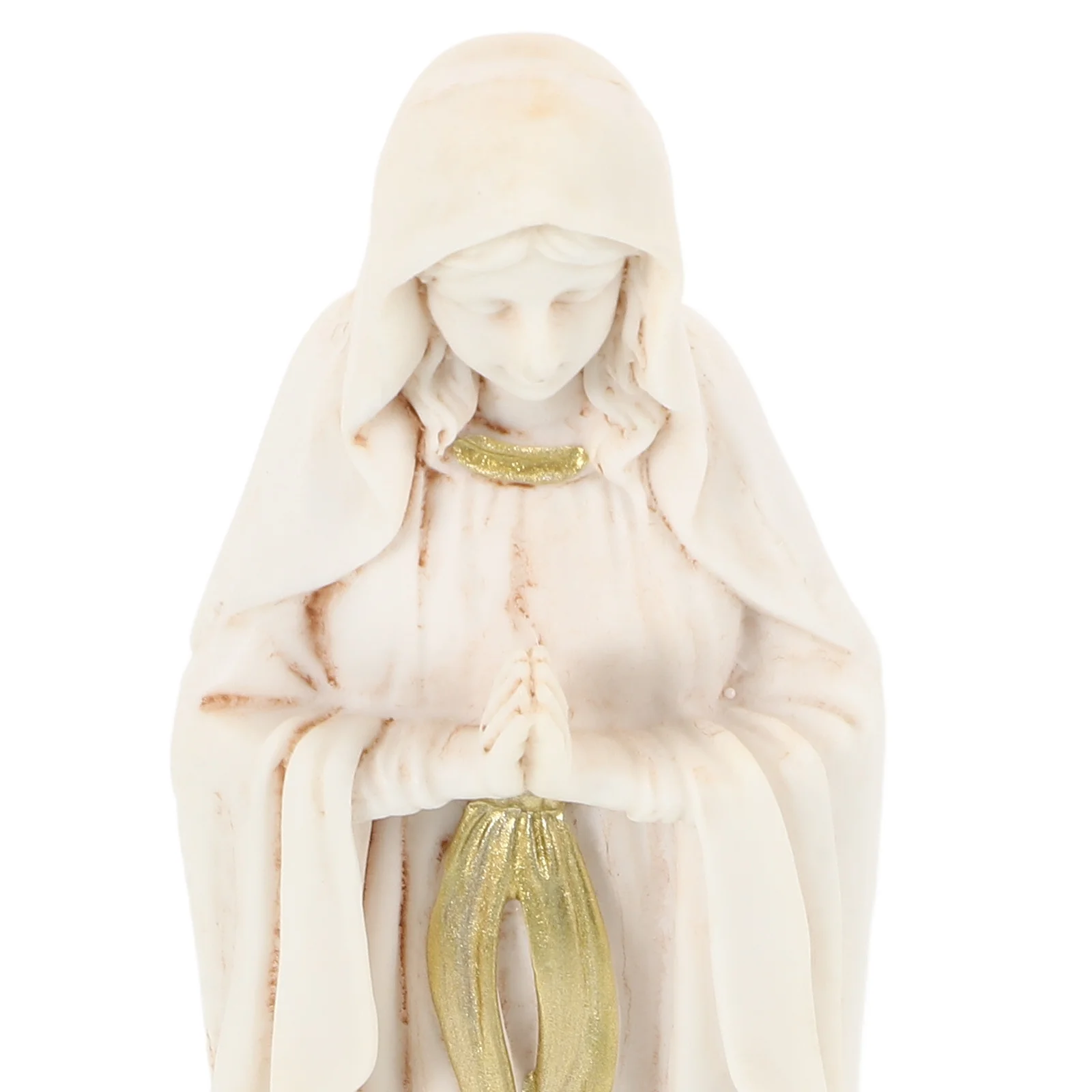 

Exquisite Resin Virgin Mary Statue Catholic Religious Decor Desktop Ornament Church Decoration Miniature Statue Resin