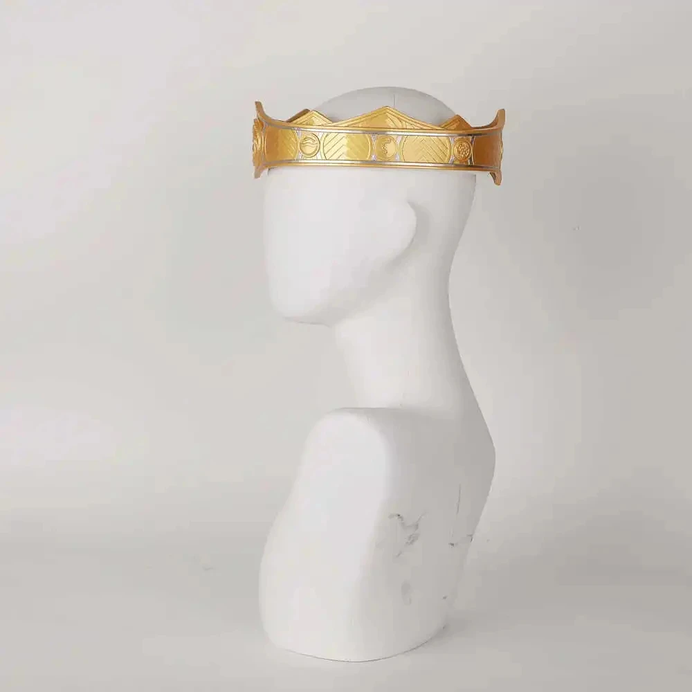 Film Dragon Family Rhaenyra Targaryen Cosplay korona nakrycia głowy unisex opaska na głowę kostium na Halloween akcesoria do włosów rekwizyty