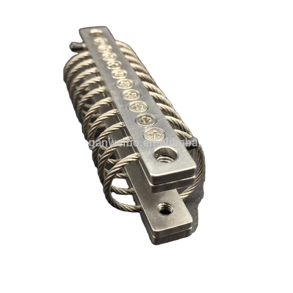 Accesorios para máquinas Electrónica integrada Cámara Componentes de vibración de choque JGX-0240D-3.6A Aislador de cuerda de alambre de acero inoxidable