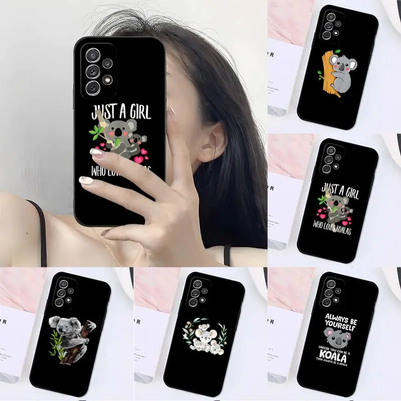 Чехол для телефона с милым мультяшным животным и коалью для Samsung M20 M10 M11 M21 M30 M31 M51 S Prime S5 6 S6 S9 S8 S7Edge Plus, противоударный чехол