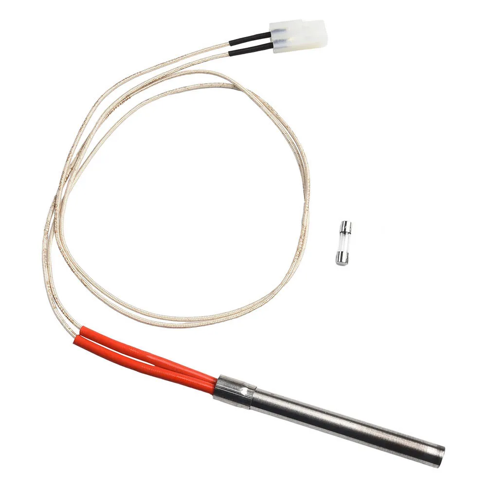 1pc Heating Rod Element Parts For Wood Pellet Grills With 1 Fuse Ignition Accessory Heating Rod Element Garden Supplies