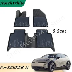 For ZEEKER X 2023 TPE Floor Mats Plus Original Car Accessories