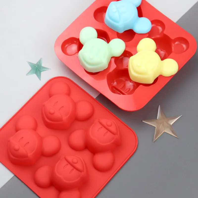 Disney Stitch Biscuit Mold Cartoon Winnie The Pooh Plaster Mold Mickey Minnie Mouse DIY Glue Mold Child Toys Gifts Chip Dale