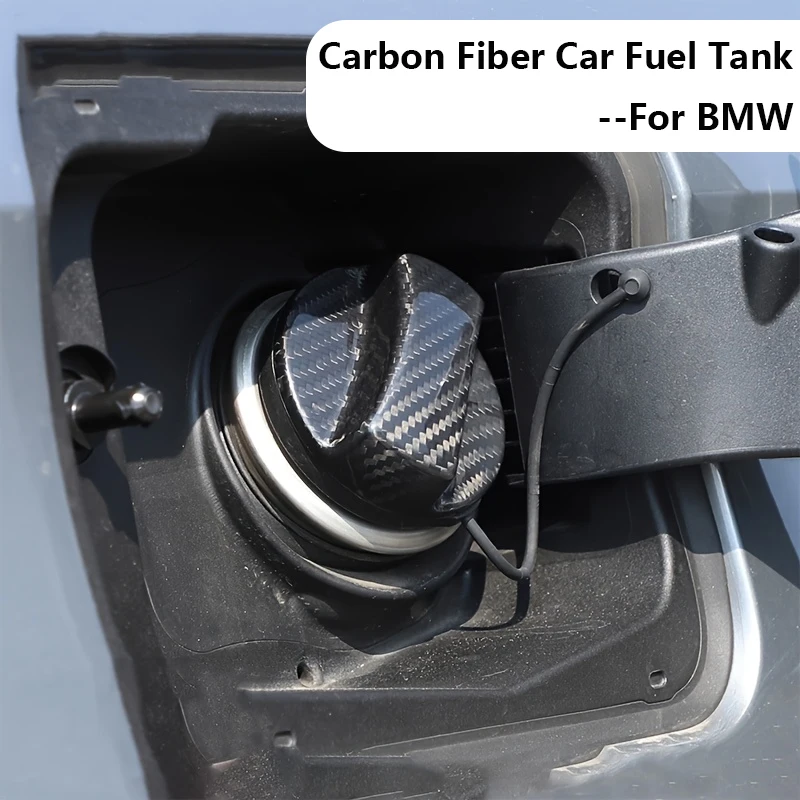 Carbon Fiber Car Fuel Tank Oil Gas Cap Trim Cover Decor For BMW E90 E92 G30 F20 F21 F30 F32 F34 F80 F82 G80 G82 G83 G87 M3 M4