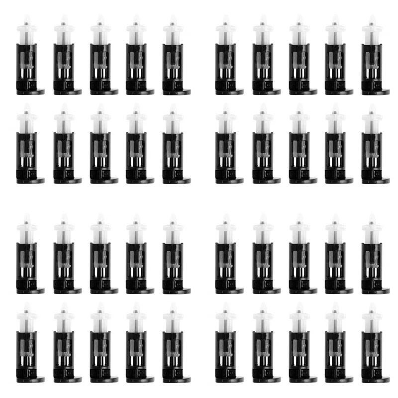 A32T-40 pezzi clip di montaggio in plastica per refrigeratori CPU a 4 vie 1155 775 CPU dissipatore di calore perno di montaggio vite di spinta dispositivo di fissaggio ventola di raffreddamento