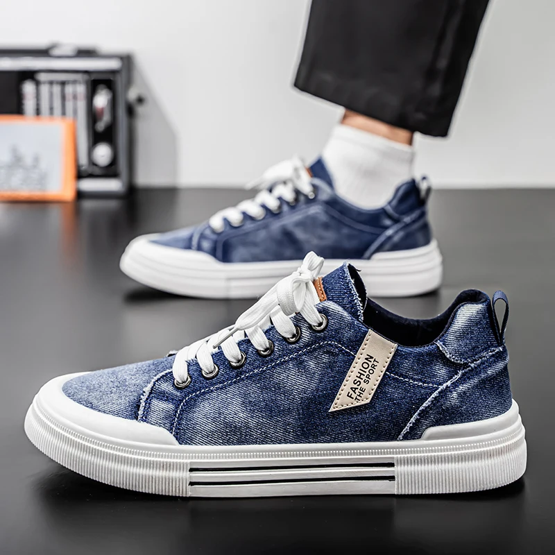 Canvas-Schuhe, Herren-Sportschuhe, Skate-Schuhe, trendige Straßenschuhe, modische Wanderschuhe – Detail 1