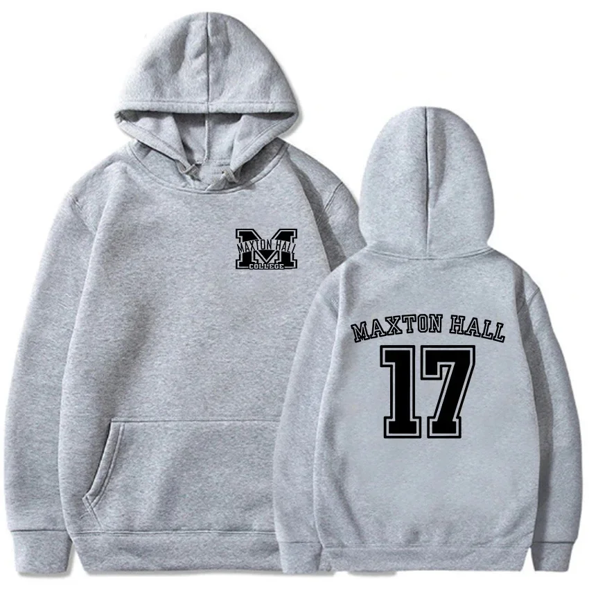 Maxton Hall 17 TV نمط هوديي عالمنا سوداديراس بارا موهير 2025 الخريف/الشتاء الرجال المرأة عادية مريحة قلنسوة من القطن #3