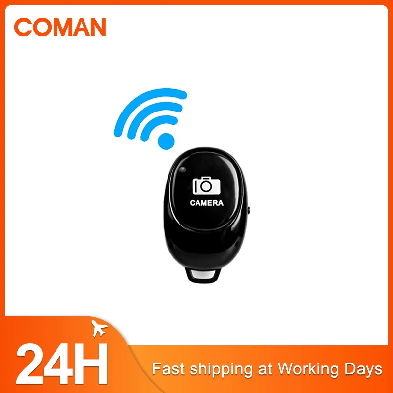 

COMAN EX-44 Wireless Bluetooth Remote Shutter Release Phone Tripod Stand Selfie Stick Remote Control Camera For iPhone & Android