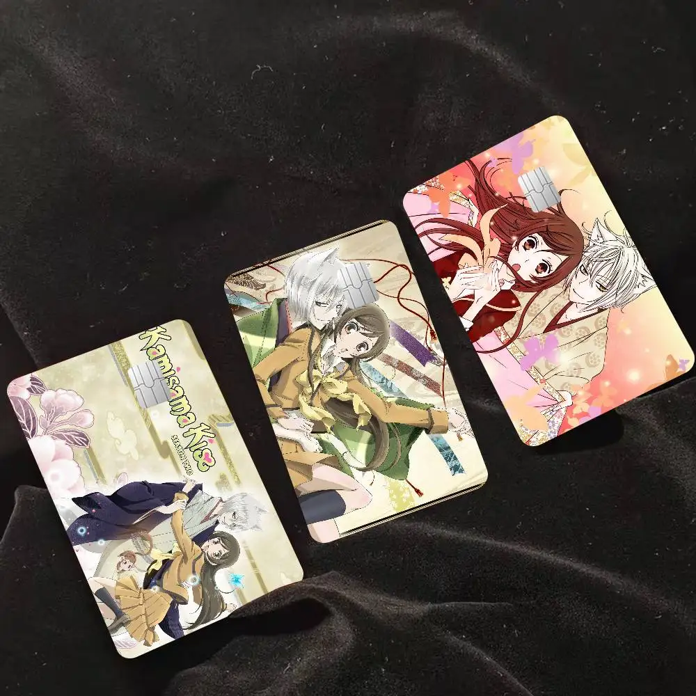Anime K-kamisama Kiss Cute Cartoon Credit Card Skin Stickers for Bank Card Bus Metro Card Sticker Waterproof Women Gift