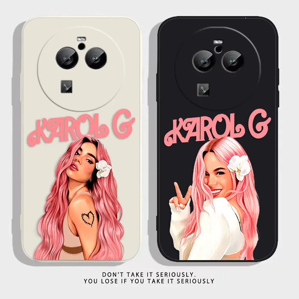 Pop Singer K-Karol G Phone Case For OPPO FIND X5 X3 X2 RENO ACE Z REALME C20 C21 C33 C35 C53 C55 X50 X 5G PRO Case Funda