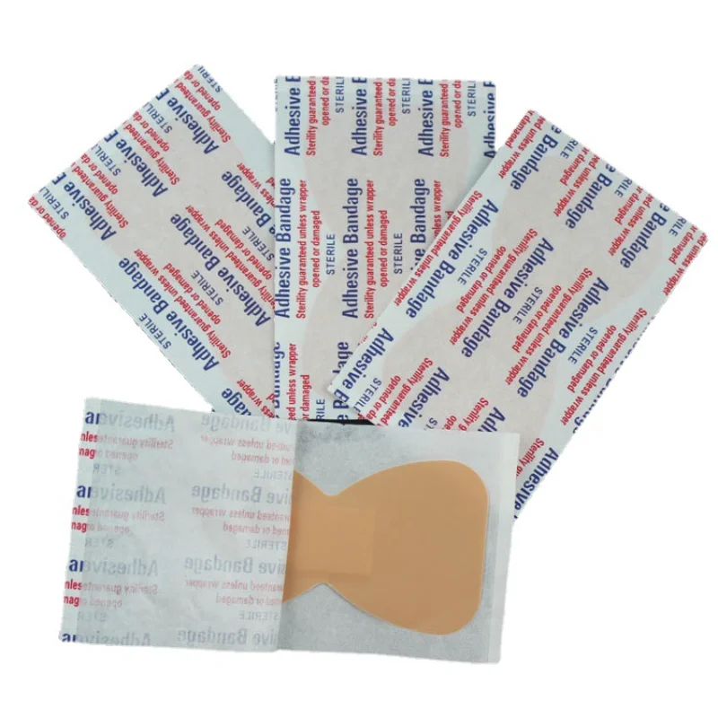 

100pcs/lot Curved Healing Patches Bandage Band Aid Wound Dressing Sterile Stickers Emergency Kit Waterproof Adhesive Plaster