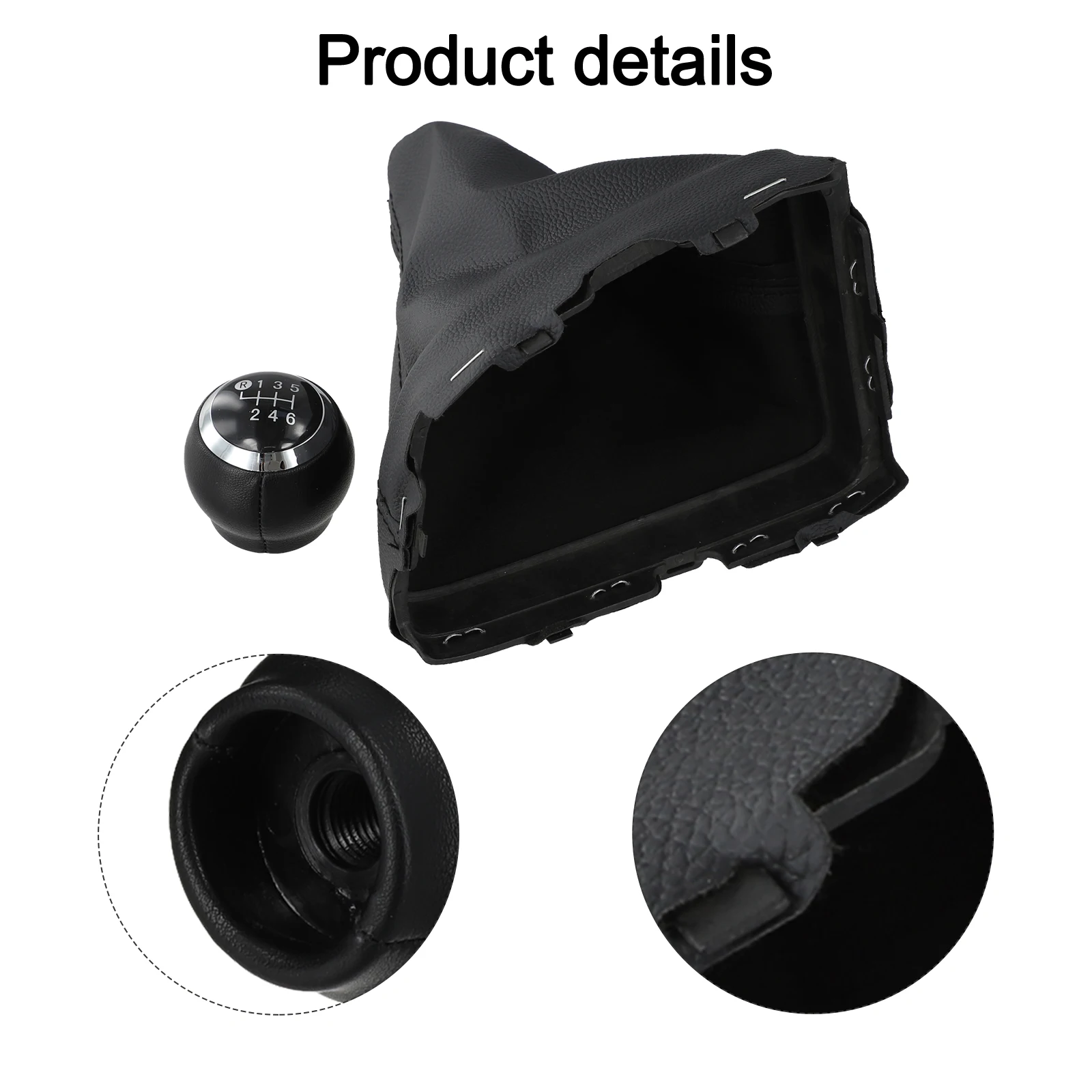 Leather Gear Shift Knob Cover for Select For Toyota Models Including For AURIS E18 and For Corolla E18 E180 2013-2018