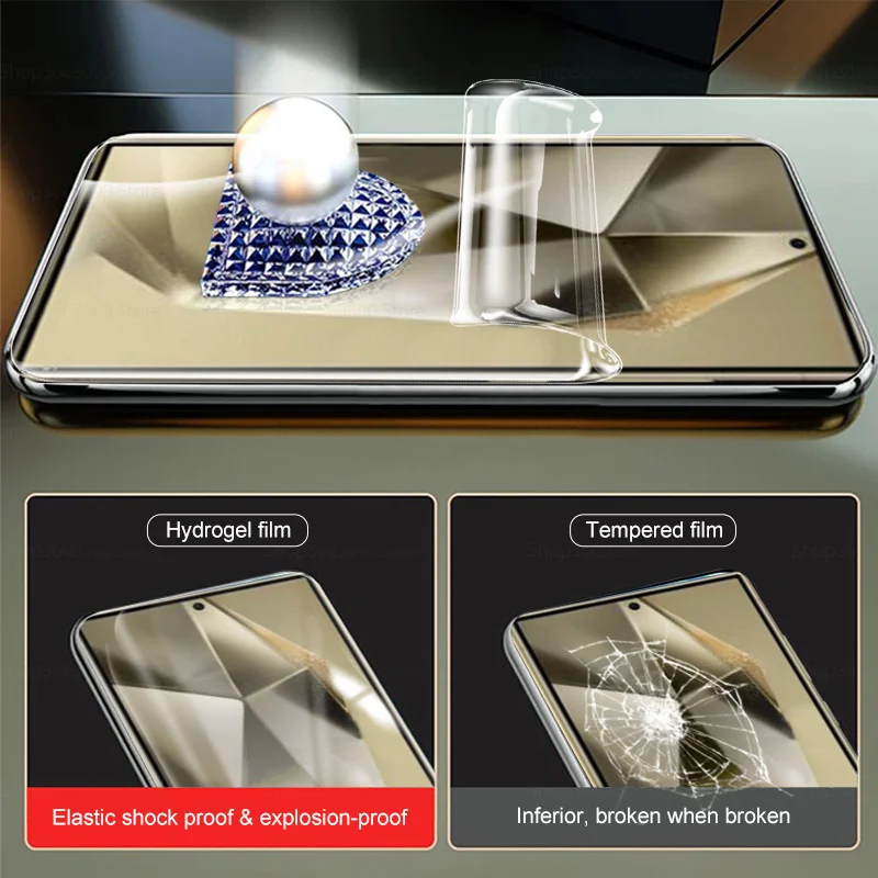 2 uds funda de película de hidrogel para Samsung S24Ultra 5G Protector de pantalla para Samsung Galaxy S24 Ultra S 24 Plus 2023 no vidrio templado
