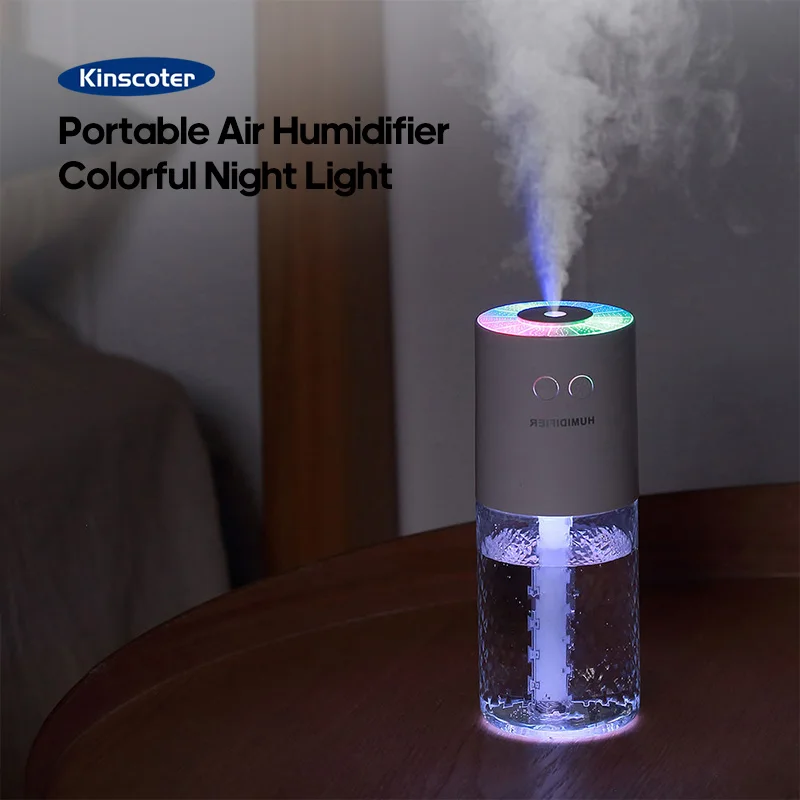 

Luminous Humidifier Household Desktop Small Water Supplement Spray Air Humidification Usb Car Portable Night Light 200ml