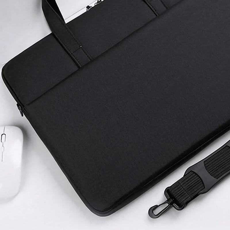 15.6 Inch Pure Colour Ultra Thin Laptop Handbag Sleeve Case Notebook Cover Pouch Shoulder Bag For Lenovo HP Dell Asus