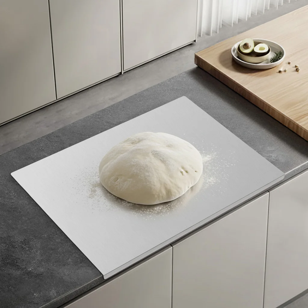 Extra Large Stainless Steel Chopping Boards 70*50cm Cooking Board Heavy Chopping Board for Kneading Dough and Cutting Vegetables