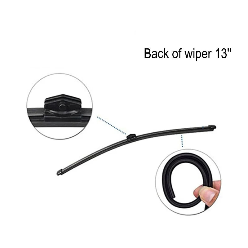 For Mercedes-Benz GLE W167 V167 SUV 2019 2020 2021 2022 Front Rear Set Window Frameless Wiper Blade Rubber Car Replacement Parts