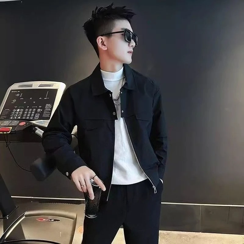 

Мужская куртка-карго коллекции 2025 года, облегающая уличная верхняя одежда для весенне-осенней повседневной одежды