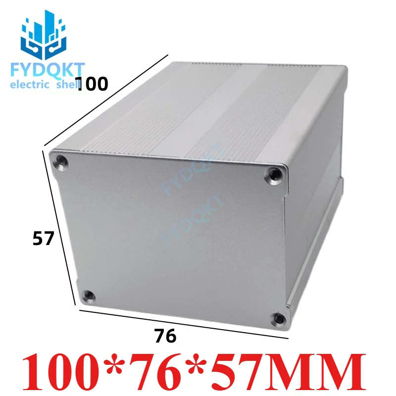 

Battery Boxes Aluminum alloy aluminum profile box split circuit board shell 100x76x57mm