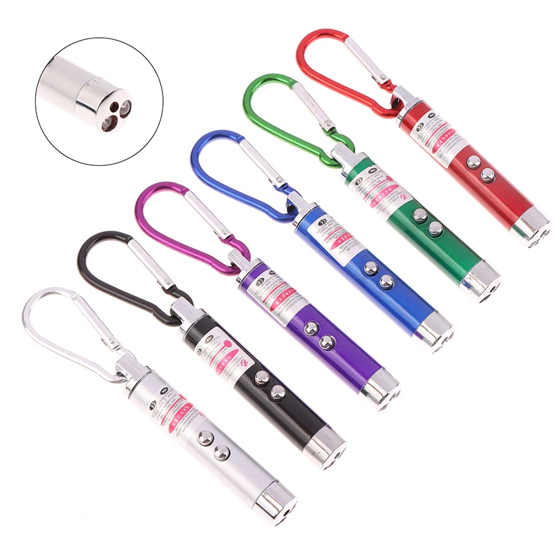 Ultraviolet Money Inspection Light Fluorescent Agent Detection Pen Infrared Laser Pen Lighting Flashlight With Carabiner