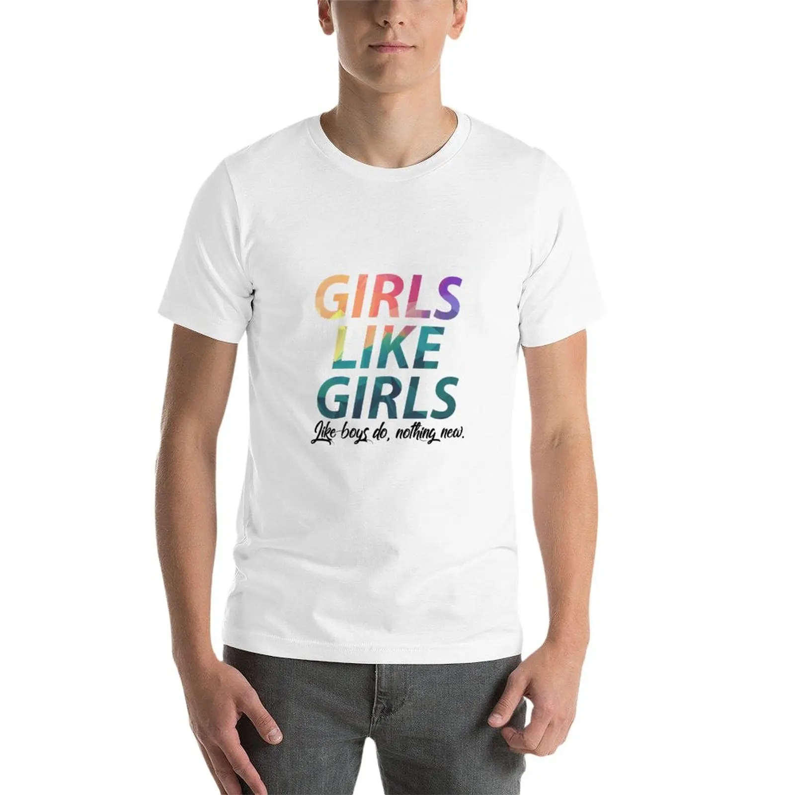 New Girls Like Girls T-Shirt graphic t shirt T-shirts for men cotton
