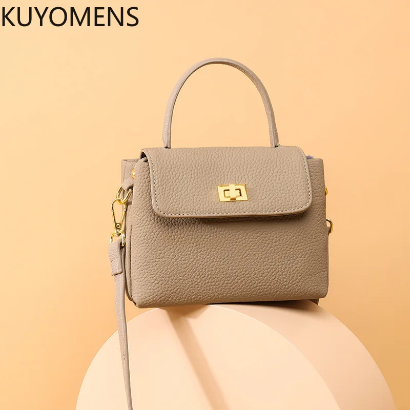 Women Tote Bag Genuine Leather Women\'s Purse High Quality Crossbody Bags Female Fashion Handbag Hobos Bag Messenger Bag