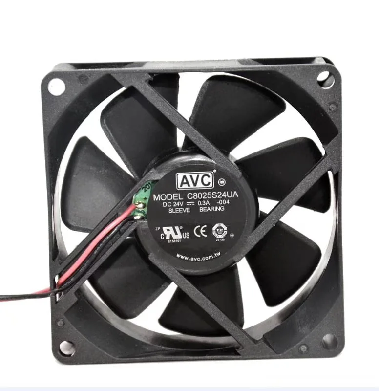 

For AVC c8025s24ua 24v 0.3a inverter fan 8cm 8025 80x80x25mm 80mm server inverter blower cooling cooler