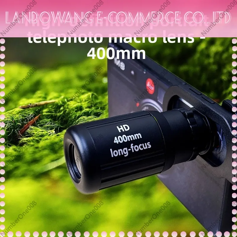 HD 400mm Ultra Small Telephoto Macro Phone Lens Multi Function Portrait Blur Close Up Additional Lens