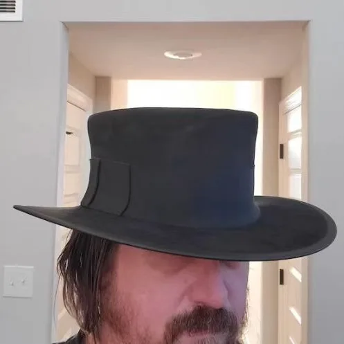 

Wool with Decorative Ribbon Trim Fashionable Solid Color Wool Felt Hat Pure Wool Hat