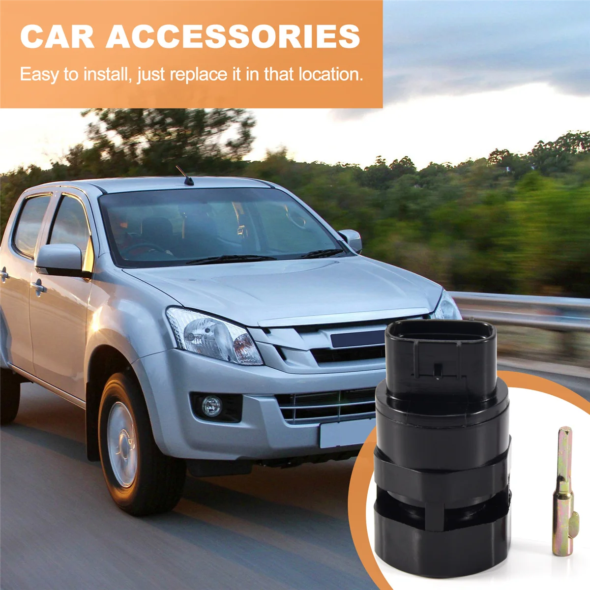 Sensor kecepatan mobil Sensor Odometer untuk Isuzu Qingling 8971297040 mobil