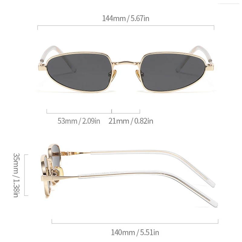 JNPCXI Neue Qualität Ins Beliebte Mode Cat Eye Frauen Sonnenbrille Shades UV400 Schwarz Retro Candy Farbe Männer Sonnenbrille – Detail 6