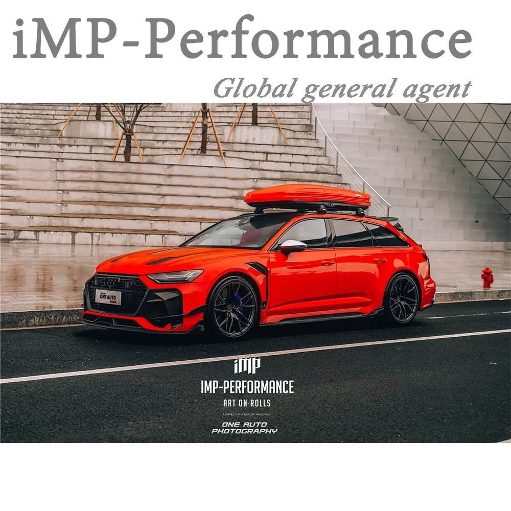 Autozubehör Carbon & Glasfaser iMP Performance Style Bodykit passend für 2021-2022 Audi C8 RS6 Avant Stoßstange Kotflügel Seitenschweller